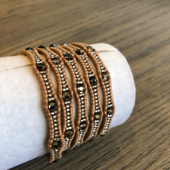 New Auth Chan Luu Silver Night Five Wrap Bracelet - Picture 3 of 6